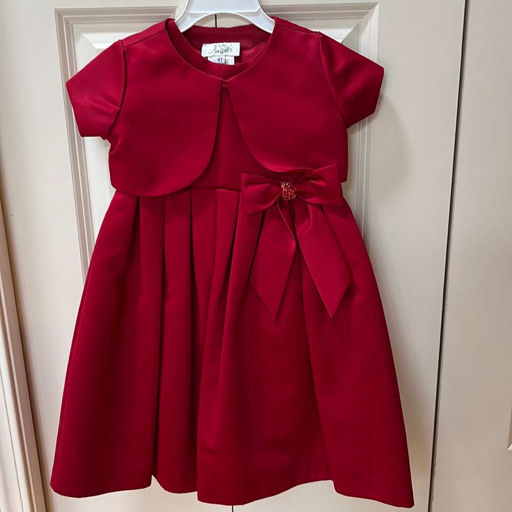 US ANGEL FORMAL WEDDING FLOWER GIRL DRESS